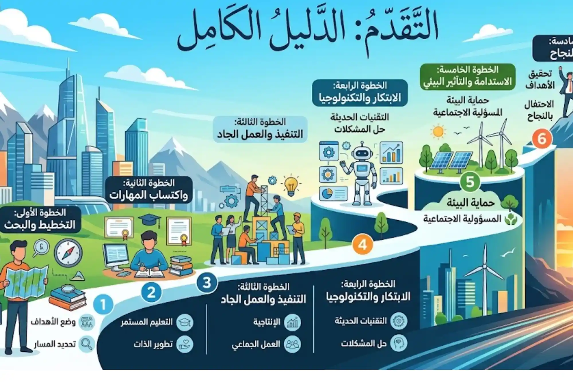 التقدم الدليل الكامل