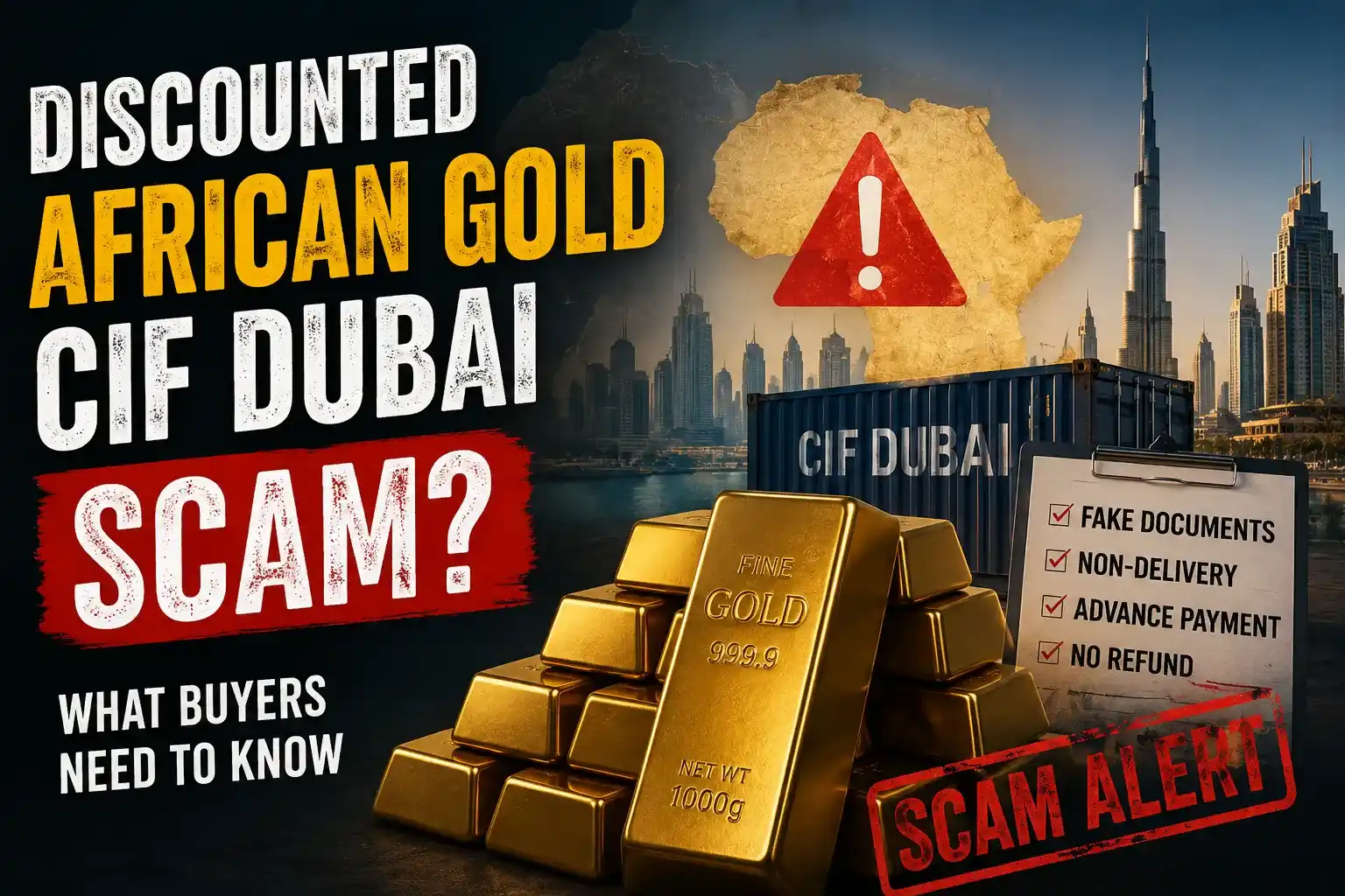 Discounted African Gold CIF Dubai Scam?